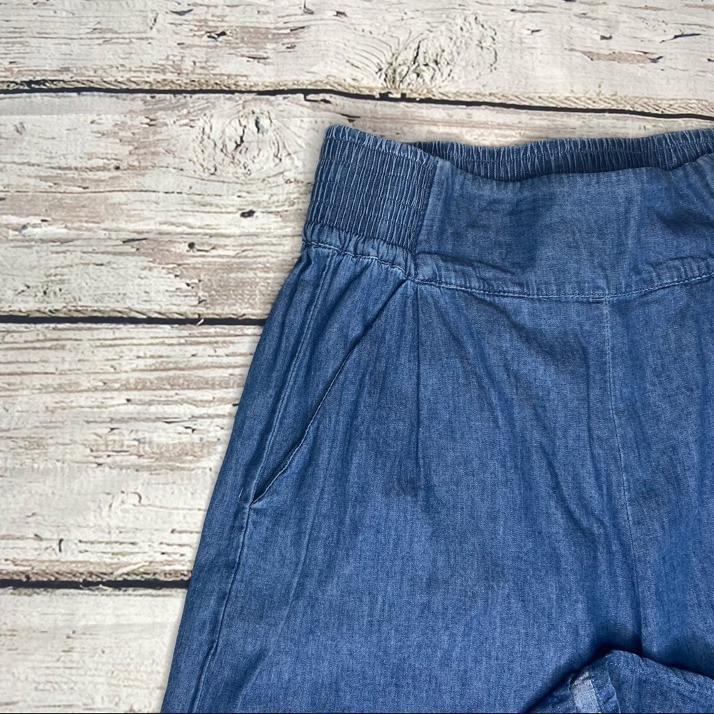 NWT RD Style Wide Leg Chambray Pants Size XS - Picture 9 of 10